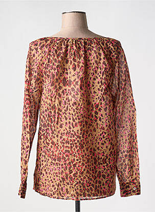 Chemisier tissage crêpe manches longues rose 0039 ITALY femme