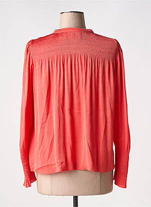 Chemisier col mao manches longues orange BA&SH femme