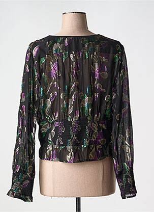 Blouse col rond manches longues noir BA&SH femme