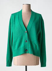 Gilet manches longues vert CLOSED pour femme seconde vue