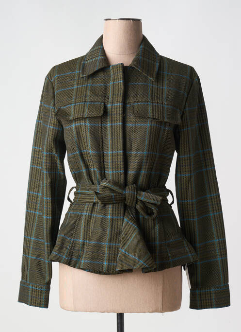 Veste casual col chemisier vert BARBARA BUI femme