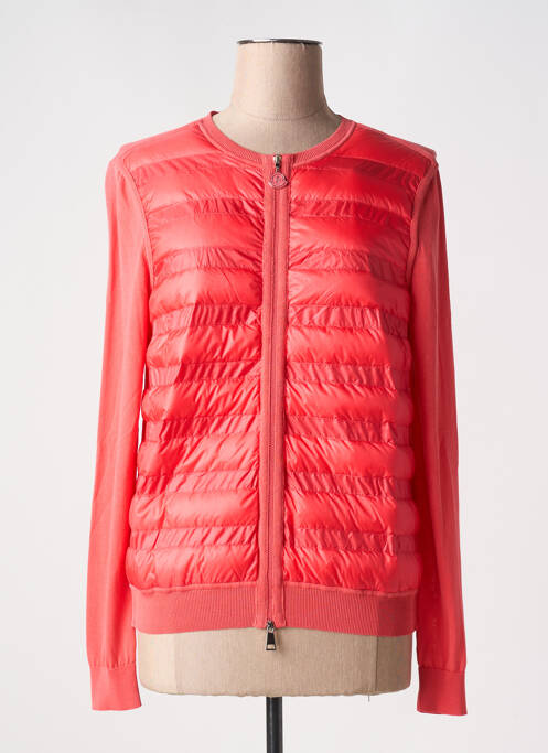 Doudoune manches longues sans capuche orange MONCLER femme