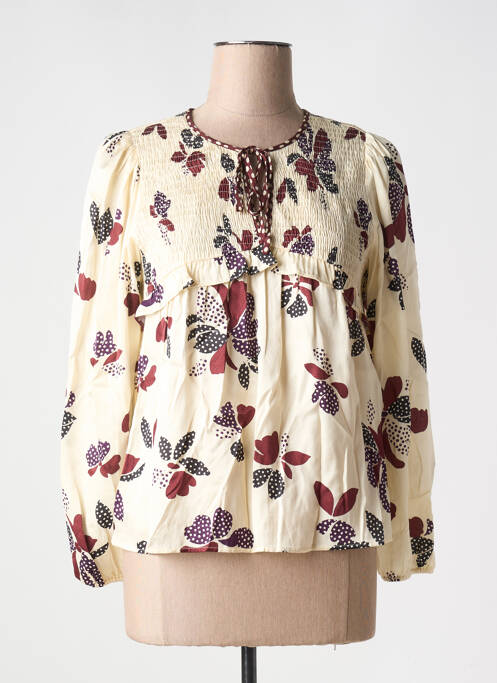 Blouse beige BA&SH pour femme