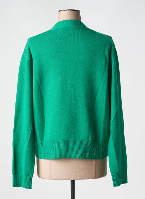 Gilet manches longues vert CLOSED pour femme