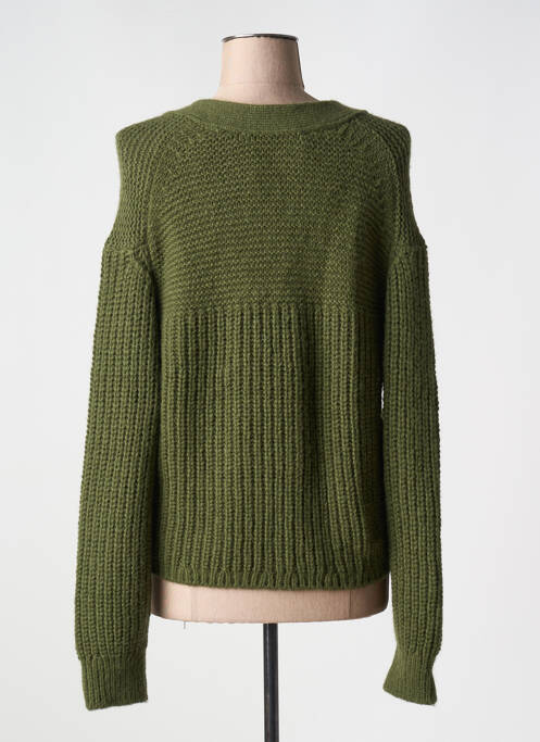 Gilet manches longues vert CLOSED femme