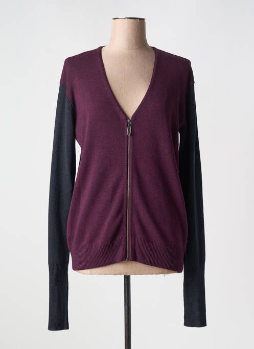 Gilet manches longues violet SONIA RYKIEL pour femme