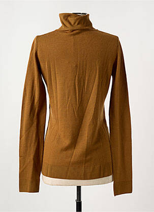 Pull col roulé coupe cintrée manches longues beige BARBARA BUI femme