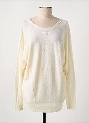 Pull col v manches longues beige BARBARA BUI femme