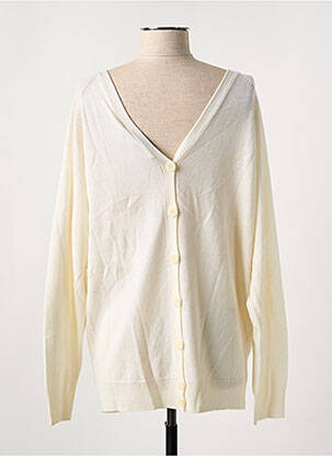 Pull col v manches longues beige BARBARA BUI femme