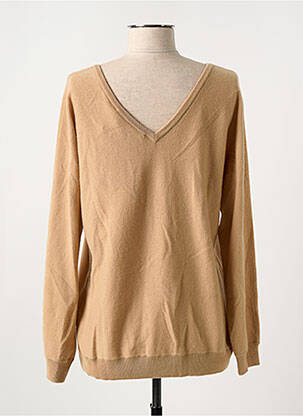 Pull resserrée sur le bas manches longues beige BARBARA BUI femme