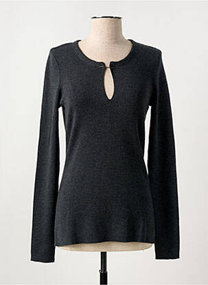 Pull coupe cintrée manches longues gris BARBARA BUI femme