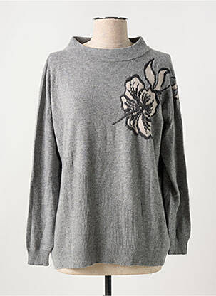 Pull manches longues manches longues gris D.EXTERIOR femme