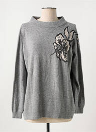 Pull manches longues manches longues gris D.EXTERIOR femme