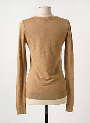 Pull coupe cintrée manches longues beige BARBARA BUI femme