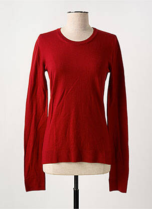 Pull coupe cintrée manches longues rouge BARBARA BUI femme