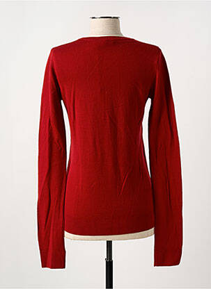 Pull coupe cintrée manches longues rouge BARBARA BUI femme