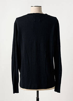 Pull coupe droite manches longues noir ALLUDE femme