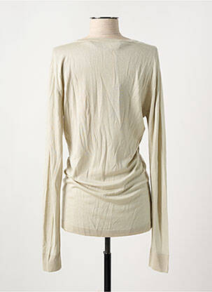 Pull coupe cintrée manches longues beige BARBARA BUI femme