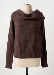 Pull col roulé marron BA&SH pour femme seconde vue