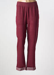 Pantalon droit stretch taille normale rouge SHEEGO femme