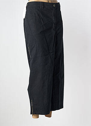 Pantacourt stretch taille normale noir SHEEGO femme