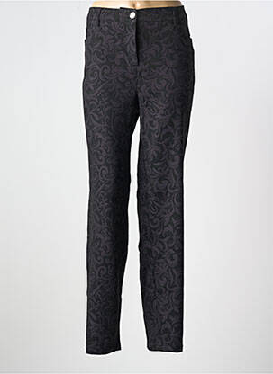 Pantalon slim stretch taille normale noir SHEEGO femme