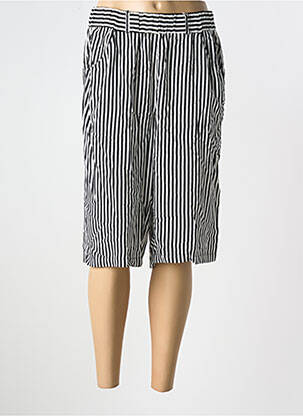 Bermuda taille à pinces taille normale noir SHEEGO femme