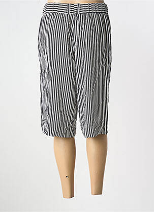 Bermuda taille à pinces taille normale noir SHEEGO femme