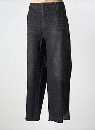 Jeans coupe droite noir SHEEGO pour femme