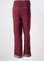 Pantalon droit rouge SHEEGO pour femme seconde vue