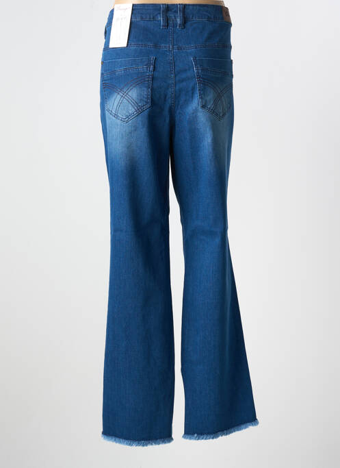 Jeans coupe droite bleu SHEEGO pour femme