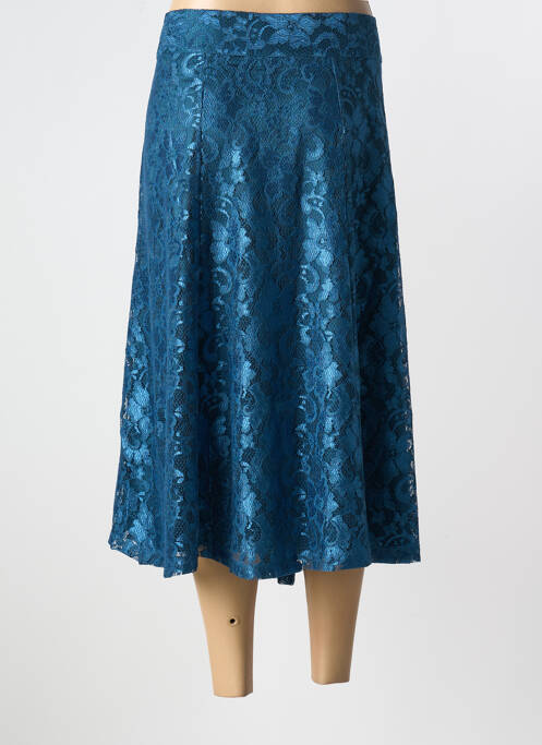 Jupe mi-longue bleu SHEEGO pour femme