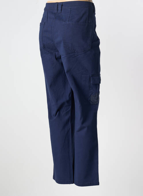 Pantalon 7/8 bleu SHEEGO pour femme
