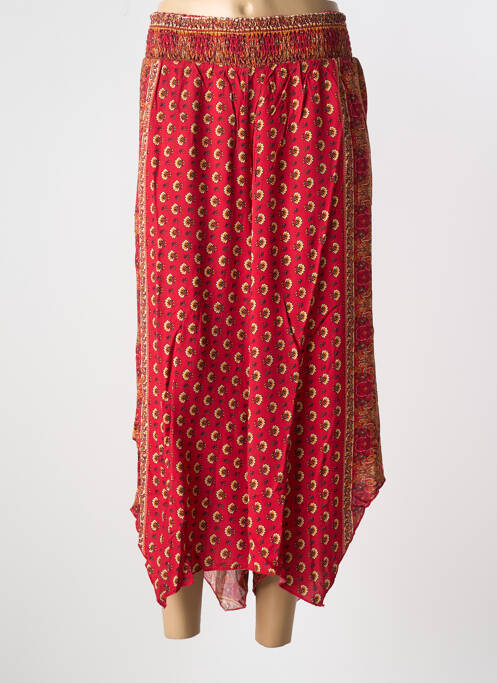 Pantalon 7/8 rouge SHEEGO pour femme