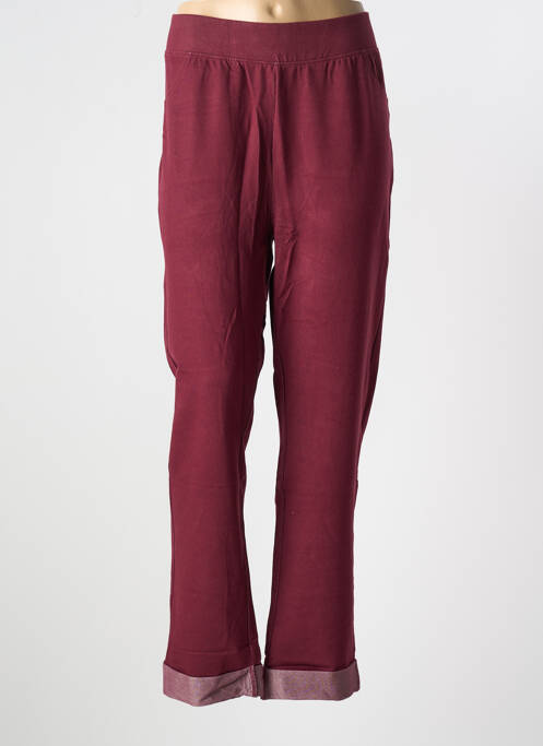 Pantalon droit rouge SHEEGO pour femme