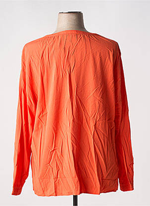 Blouse manches longues manches longues orange TOM TAILOR femme