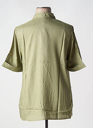 Chemisier manches courtes manches courtes vert SHEEGO femme