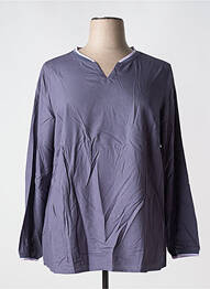 Blouse manches longues manches longues violet SHEEGO femme