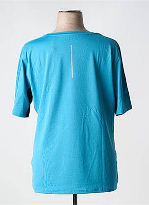 T-shirt coupe droite manches courtes bleu SHEEGO femme