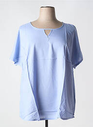Blouse manches courtes manches courtes violet SHEEGO femme