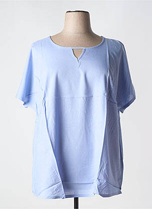 Blouse manches courtes manches courtes violet SHEEGO femme