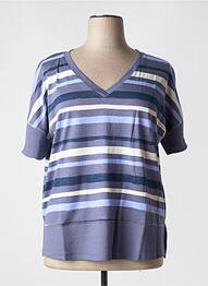 Débardeur col v sans manche violet SHEEGO femme
