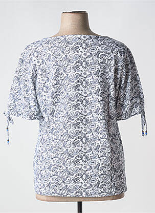 T-shirt col v manches courtes noir SHEEGO femme