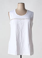 Débardeur blanc SHEEGO pour femme seconde vue