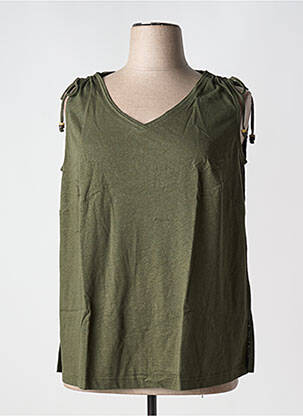 Débardeur vert SHEEGO pour femme