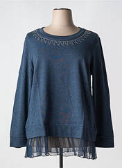 Sweat-shirt bleu SHEEGO pour femme seconde vue