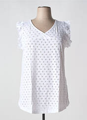 T-shirt blanc SHEEGO pour femme seconde vue