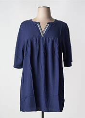 Tunique manches longues bleu SHEEGO pour femme seconde vue