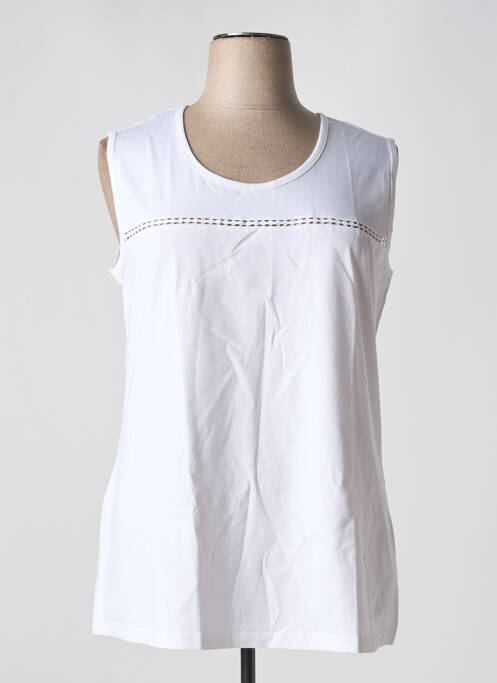Débardeur blanc SHEEGO pour femme