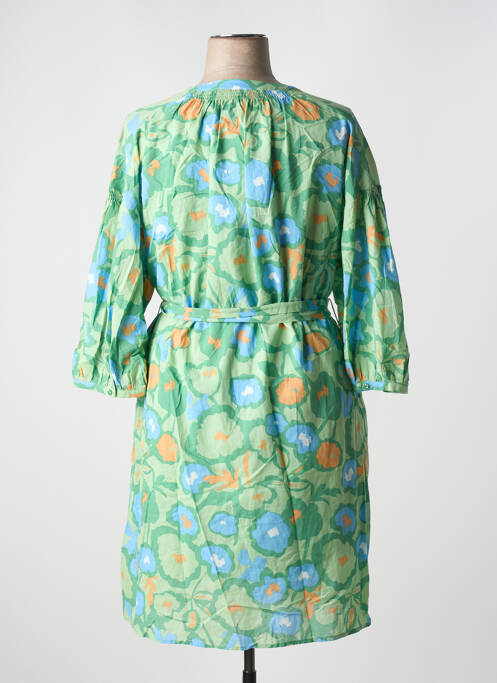 Robe mi-longue vert TRIANGLE pour femme